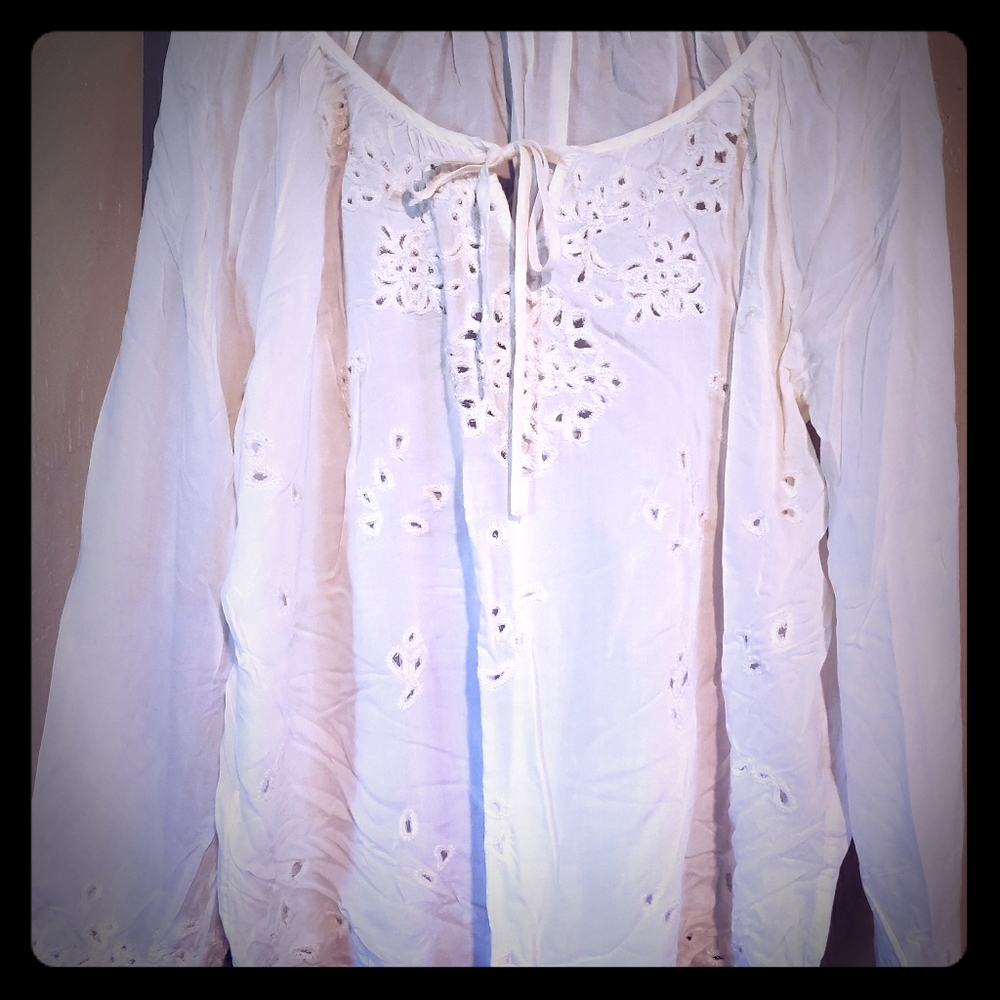 Lucky Brand Peasant Blouse